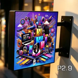 Single & Double-Sided Full-Color LED Video Signage for Shops & Storefronts